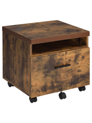 1 Drawer File Cabinet Oak - Acme Furniture
