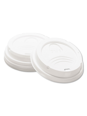 Dixie Drink-thru Lid Fits 8oz Hot Drink Cups White 1000/carton 9538dx