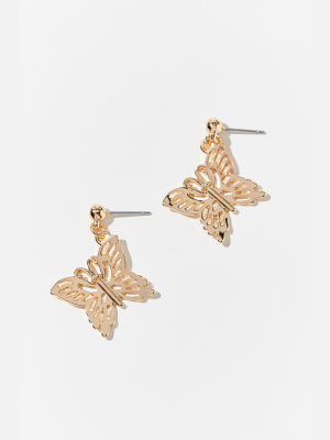 Bianca Butterfly Post Earring