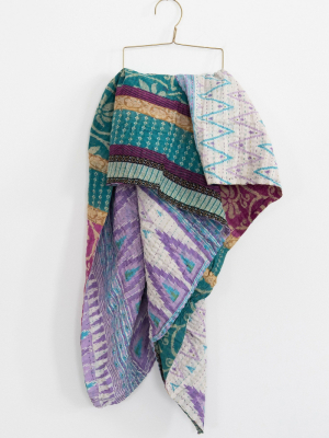 Connected Goods One-of-a-kind Kantha Baby Blanket No. 08219