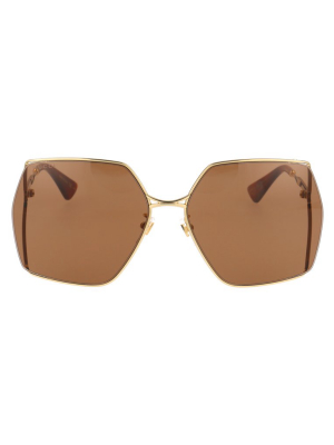 Gucci Eyewear Oversized Square Frame Sunglasses