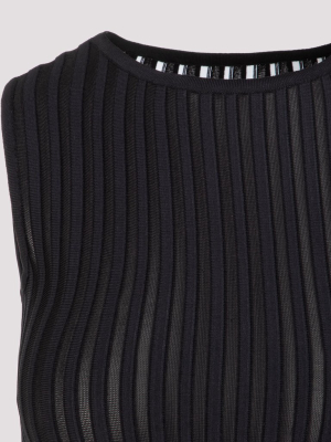 Alaïa Fringed Midi Dress