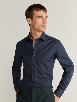 Slim-fit Tailored Strech Cotton Shirt