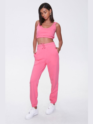 Crop Top & Joggers Set