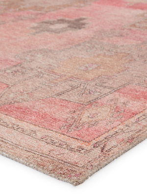 Faron Medallion Pink & Tan Rug