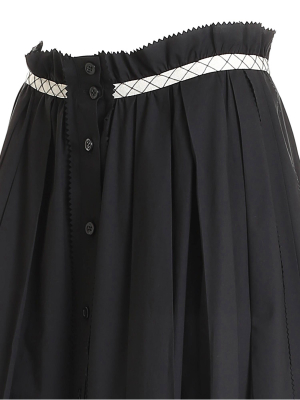 Moschino Pleated High Waisted Skirt