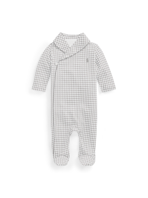 Houndstooth Cotton Coverall