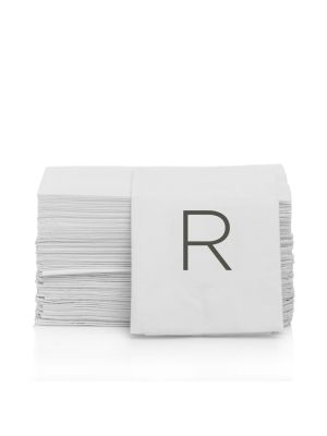 Monogram Hand Towel, R (set Of 50)