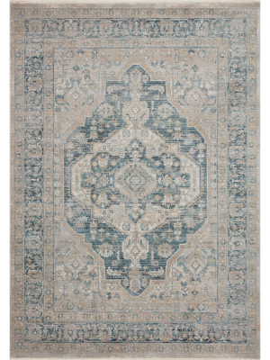 Elise Neutral Blue Rug