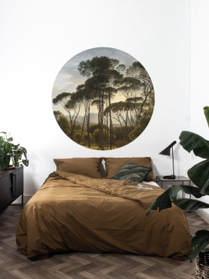 Small Wallpaper Circle In Golden Age Landscape 011 By Kek Amsterdam