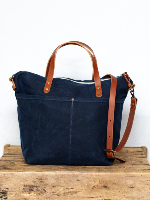 Rapidan Crossbody Tote - Navy