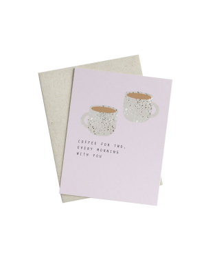 Morning Coffee Card