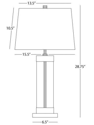 Andre Table Lamp In Various Finishes