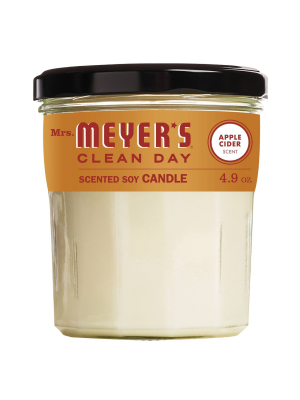 Mrs. Meyer's Clean Day Soy Candle - Apple Cider - 4.9oz