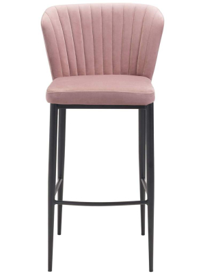 Tolivere Bar Stool, Pink (set Of 2)