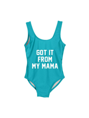 Got It From My Mama [kids One Piece Swimsuit]