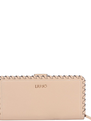 Liu Jo Seam-detailed Continental Wallet