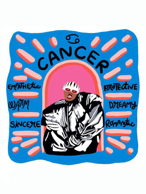 Zodiac Print: Cancer Missy Elliott