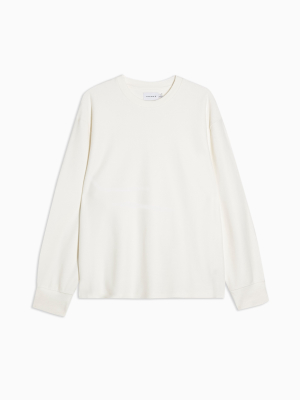 Topman Ecru Twill Sweatshirt