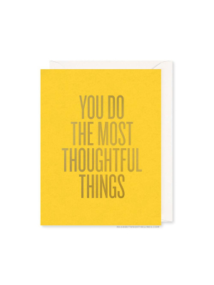 Thoughtful Things Card By Rbtl®