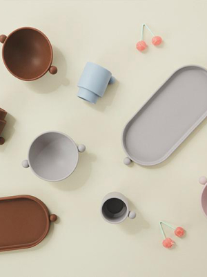 Tiny Inka Set Of Cups In Blue And Clay By Oyoy Living Design