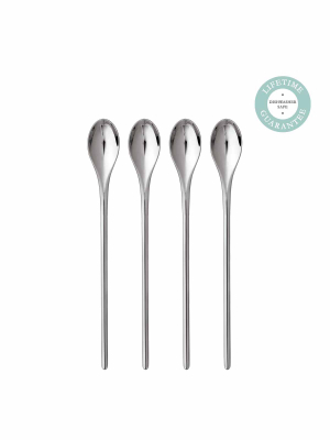 Bud Bright Long Handled Spoon, Set Of 4