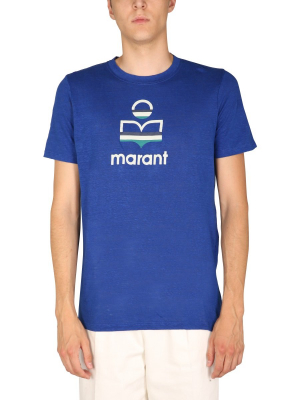 Isabel Marant Logo Printed Crewneck T-shirt