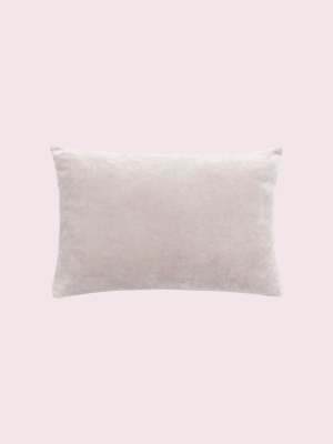 Carnation Reversible Velvet Pillow