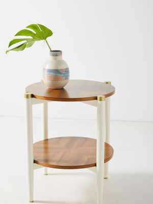 Geo-marquetry Side Table