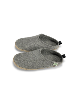 Women's Wool Slipper Slides - Gray