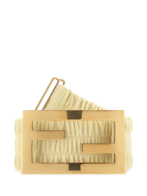 Fendi Ff Ruched Belt