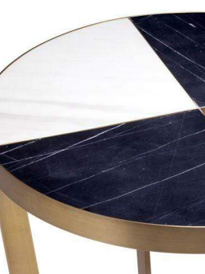 Eichholtz Turino Side Table - Gold & Black