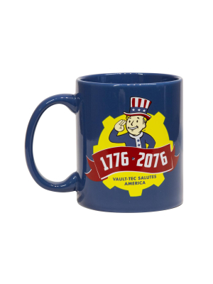 Just Funky Fallout Collectibles | Fallout 76 Tricentennial Ceramic Coffee Mug | 11 Oz