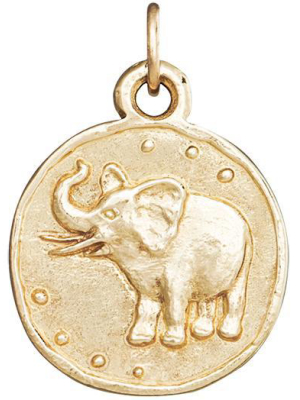 Elephant Coin Charm