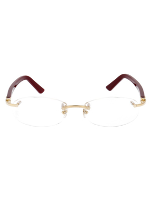 Cartier Oval Shaped Glasses