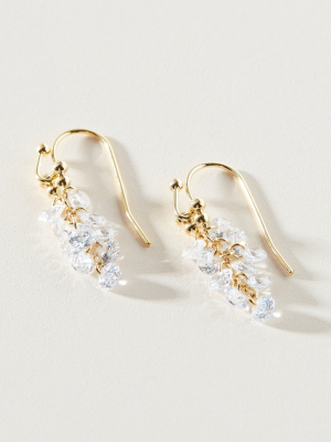 Crystal Cascade Drop Earrings