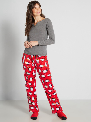 Head-to-toe Happiness Penguin Pajama Set