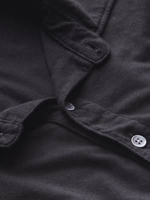 Made In L.a. Short Sleeve Jersey Polo In Black