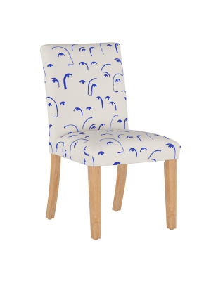 Dining Chair Faces Klein Blue - Cloth & Company