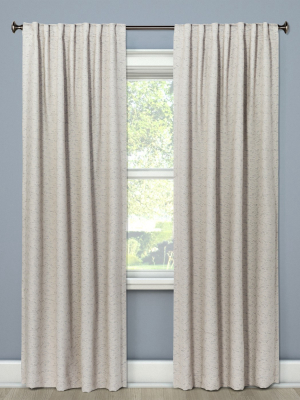 Doral Blackout Curtain Panel Cream - Project 62™