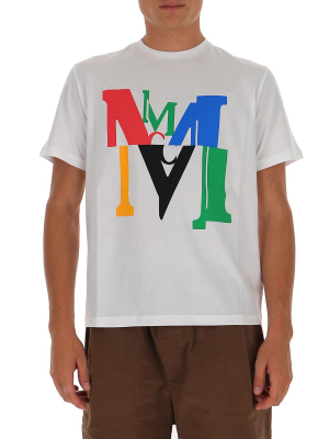 Mcm Logo Glitch T-shirt