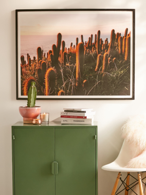 Victoria Aguirre Cactus Sunset Art Print