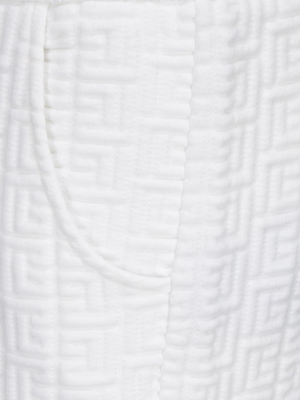 Balmain Monogram Wide Leg Track Pants