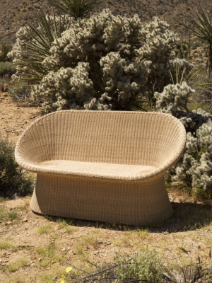 Pierce Rattan Two-seater Chair