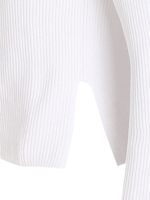 Max Mara Ribbed Round-neck Sweater