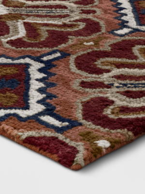 Latimer Orosia Hand Tufted Rug Coral Red - Threshold™