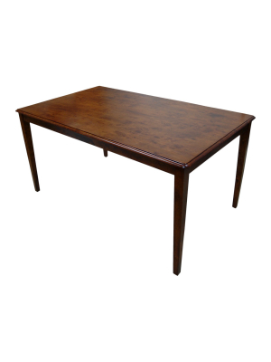 Walnut Shaker Dining Set/brown