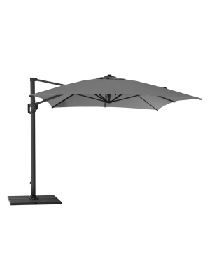 Hyde Lux Hanging Parasol With Base