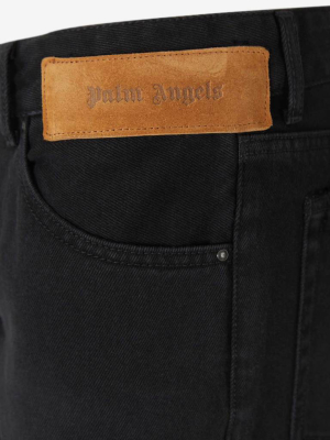 Palm Angels Logo Print Jeans