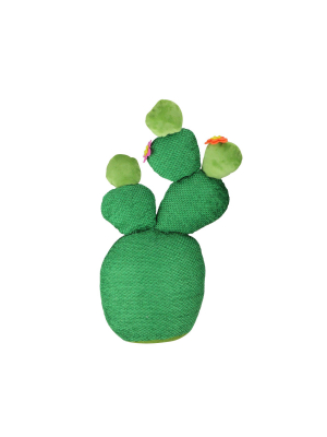 Northlight 15" Plush Cactus Artificial Plant Table Top Decoration - Green